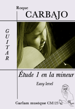 Étude 1 en la mineur solo guitar cover