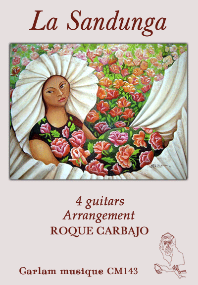 La Sandunga 4 guitars cover