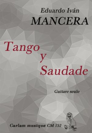 Tango y Saudade guitare seule couverture