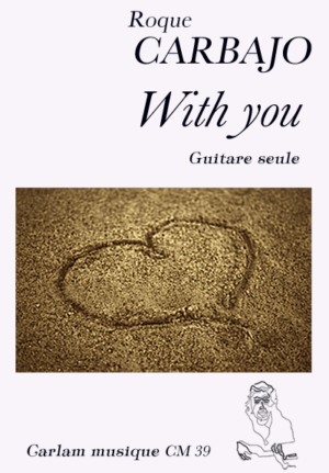 With you guitare seule couverture
