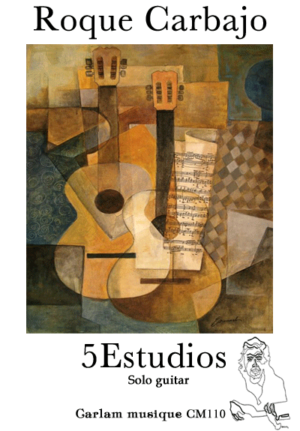 5 estudios solo guitar cover roque carbajo carlam musique