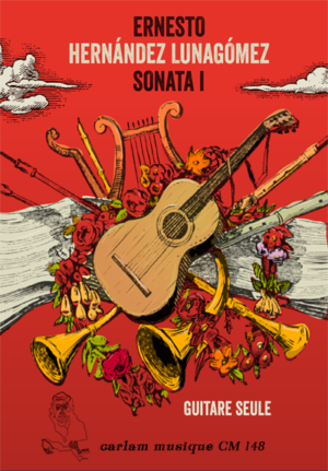 Sonata 1 guitare seule couverture