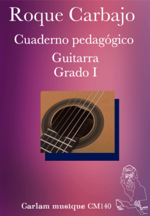 cuaderno pedagógico guitarra grado 1 portada