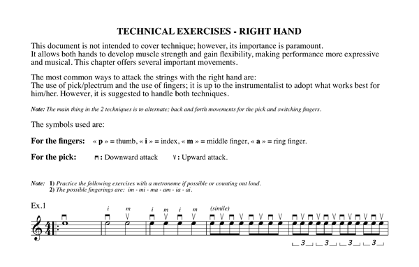 Chapter 15 Technical exercises-right hand