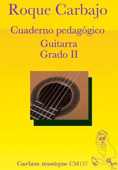 cuaderno pedagógico guitara grado 2 portada